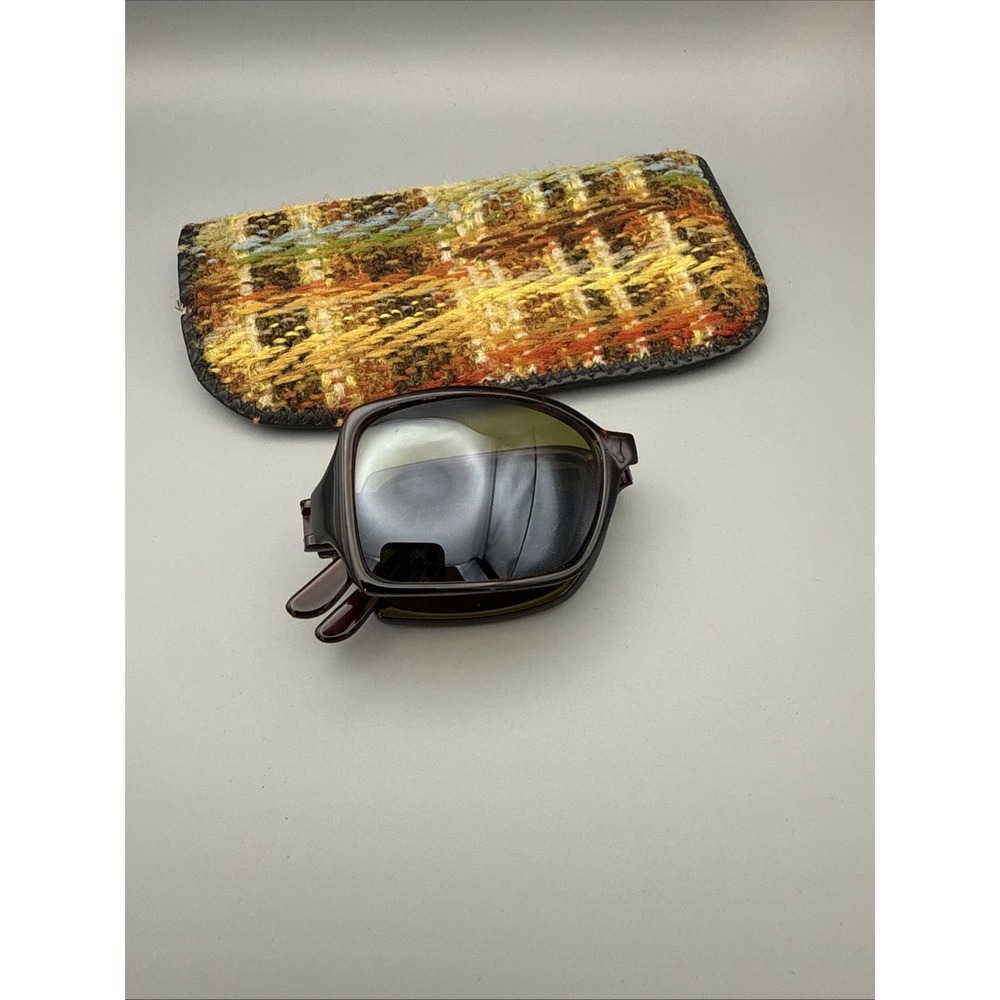Neox Original Folding Tortoiseshell  Authe Sunglasses w/ Case  by Lori Greiner